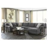 Ashley 286 Ambee Slate 3 pc Sectional Sofa