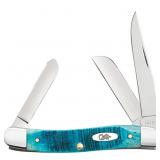 CASE XX 25597 BLUE MEDIUM STOCKMAN POCKET KNIFE