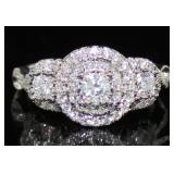 10kt Gold 1.14ct Round Brilliant Diamond Ring