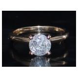 14kt Gold 1.55 ct Round Solitaire Ring