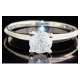 14kt Gold 1.00 ct Round Brilliant Diamond Ring