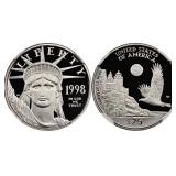 1998 $25 Platinum Coin