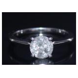 14kt Gold 1.52 ct Round Diamond Solitaire Ring