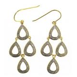 Diamond Accent Teardrop Dangle Earrings