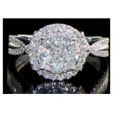 14K Gold 1.00 ct Round Brilliant Diamond Ring