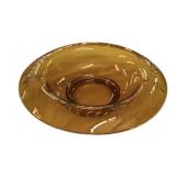 11 " Amber Flip Bowl
