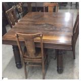 (5) PCS Estate Table And Four Chairs