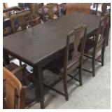 (7) PCS Estate Kitchen Table And Six Chairs