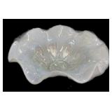 Ruffled Edge Opalescent Bowl