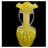 9.5 " Yellow Vase