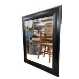 39 x 49 Black Framed Mirror