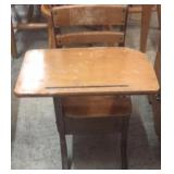 Estate Antique School Desk