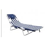 Blue Striped Lounger