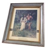 19 x 23.5 Framed Indian Love Print