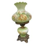 19 " Green Hurricane Lamp