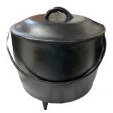 Footed Iron Kettle w