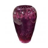 Beautiful 10 " Cranberry Vase