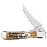 2021 Case XX Bonestag Handle Russlock Pocket Knife