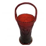 10.5 " Ruby Vase/Basket