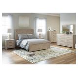 Queen Ashley Senniburg 5 pc Bedroom Suite