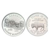 1991 Mount Rushmore Half Commemorative Coin