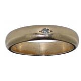 14kt Gold 3.8 mm Diamond Wedding Band