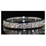 14kt Gold Channel Set 1/2 ct Diamond Band