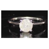 14kt Gold 1.54 ct Round Diamond Solitaire Ring