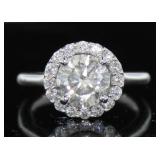 14kt Gold 2.63 ct Round Brilliant Diamond Ring