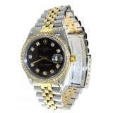 Rolex Oyster Date Perpetual 34 w/ Diamond