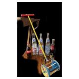 (3) Pepsi & (2) Coke Collector Bottles& Popcorn