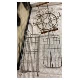 (3) Vintage Glass Holders