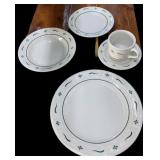 50 Pc Service for 10 LONGABERGER Dishes