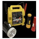 Estate Prestone Jump It & 3 Flashlights