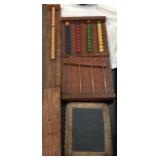 (2) PCS Estate Abacus And Chalkboard