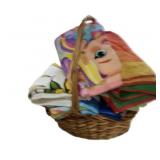 Estate Basket Towels & More