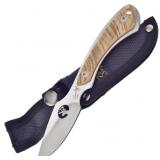 FROST CUTLERY FTS445RH SKINNER RAMS HORN KNIFE