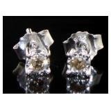 Brilliant Chocolate Diamond Stud Earrings