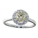 14kt Gold 1.40 ct Round Brilliant Diamond Ring