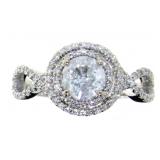 14kt Gold 1.39 ct Round Brilliant Diamond Ring