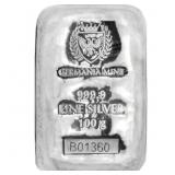 100 Gram - Germania Mint Silver Bar