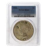 1922 PCGS - MS63 Peace Silver Dollar