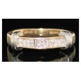 10kt Gold 1/2 ct Invisible Set Diamond Ring