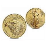 2021 Type 2 American Eagle $10.00 Gold Coin