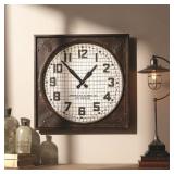 Uttermost 06083 Warehouse 29" Clock with Grill