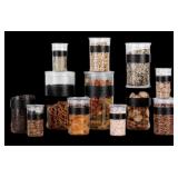 Bodum 12 Clear Durable Storage Jars