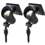 Set of 2 Solar Spotlight Clip on Lights