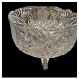 Lead Crystal Footed Bowl