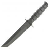 BLACK FINISH STAINLESS MINI TANTO KNIFE M3636