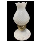 Milk Glass Hobnail Lamp